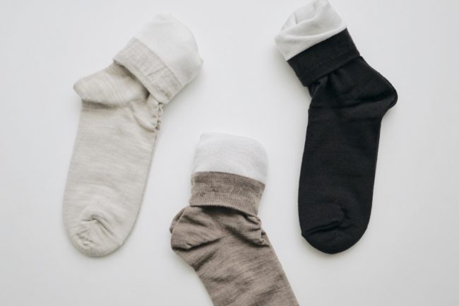 Silk Wool Double-faced Socks